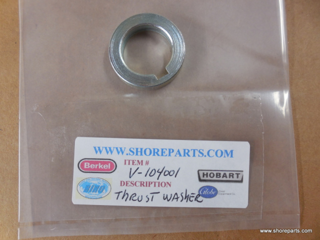 HOBART 1612-1712 KNIFE SHAFT THRUST WASHER V-104001 NEW